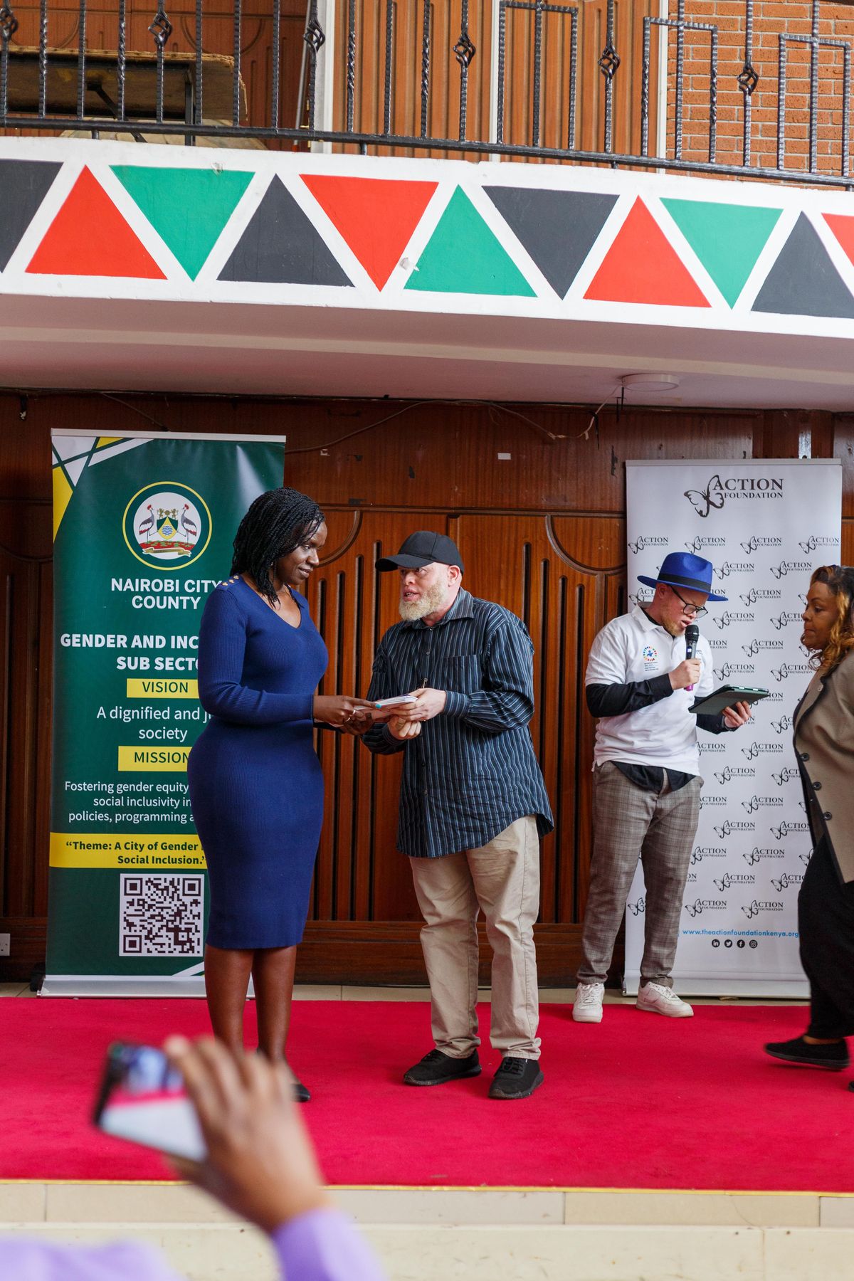 Members of the Black Albinism community.